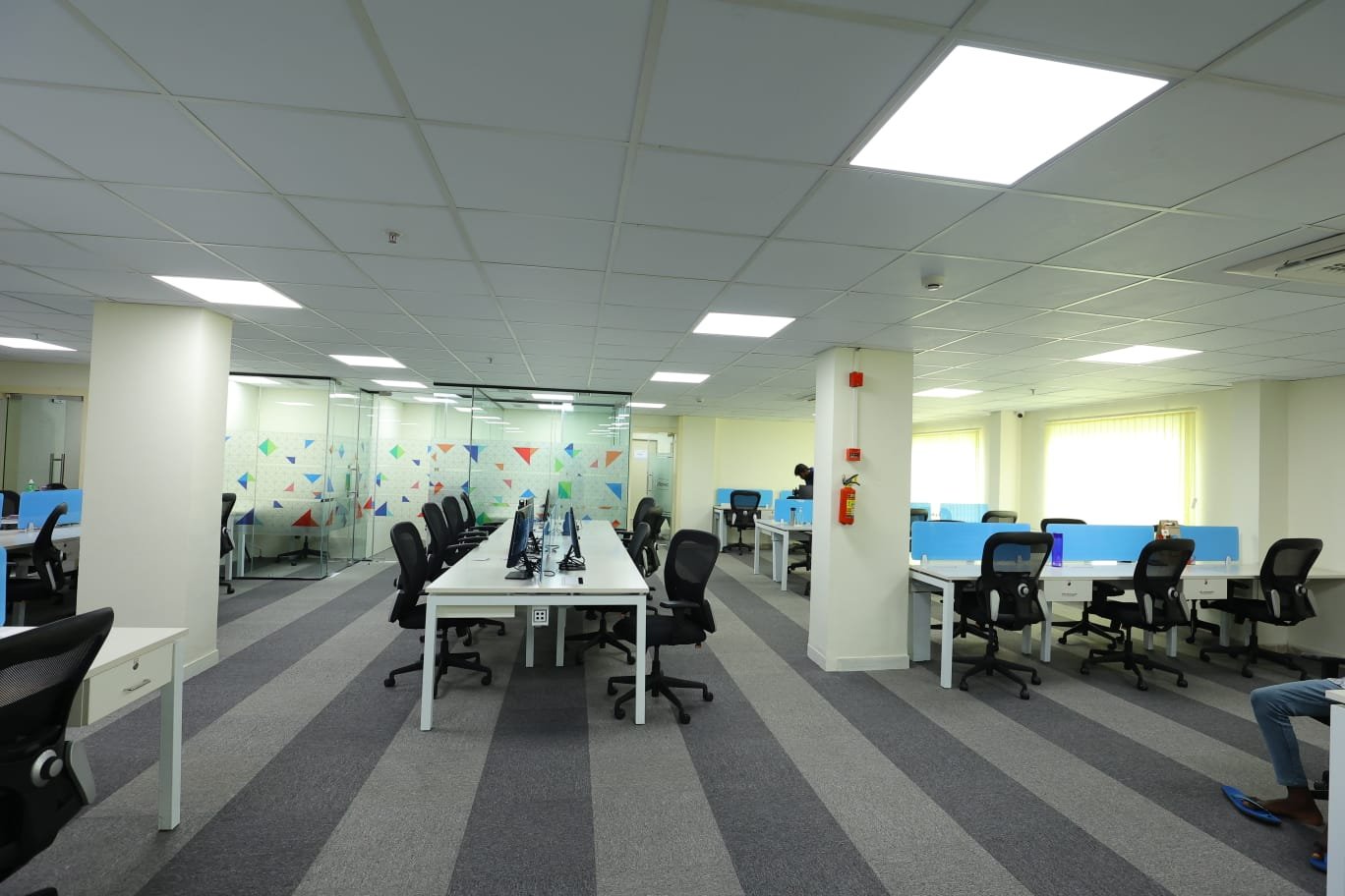 Lift lobby at RPR Complex Mahadevapura